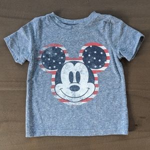 ⭐ Disney Mickey Mouse 4th of July Blue T-Shirt